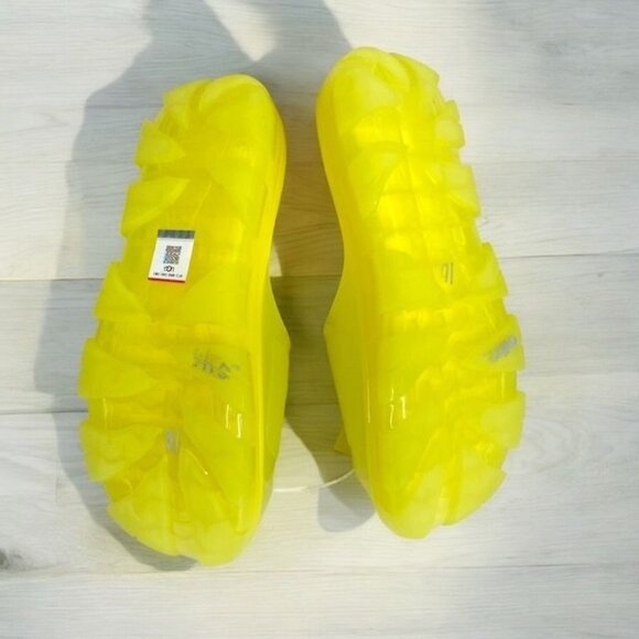 NWT UGG Jella Clear Slide Sandals Yellow Size 10 - Picture 7 of 14